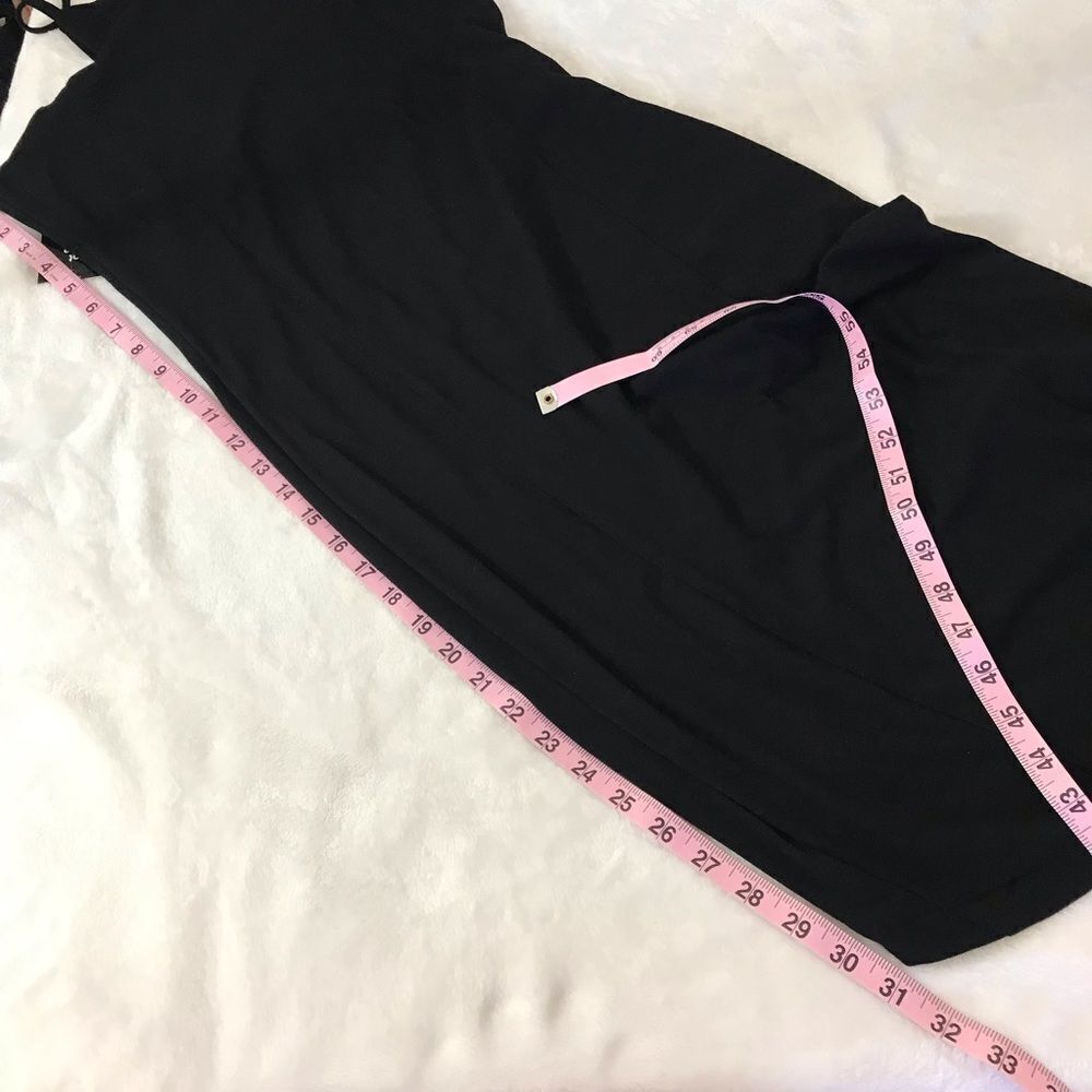 Express Bodycon Asymmetrical High Neck Dress - Picture 13 of 13